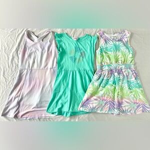 Girls Dress Lot Size 10/12 All in Motion Pink Angel Arizona Co Summer Spring